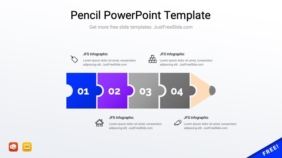 Free Pencil PowerPoint Template