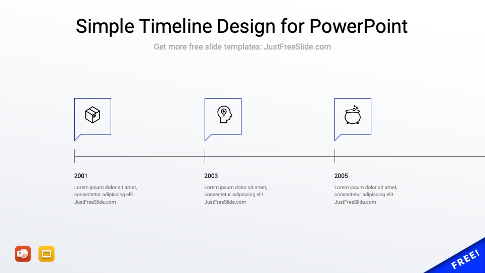 Simple Timeline Design for PowerPoint (11 Layouts)
