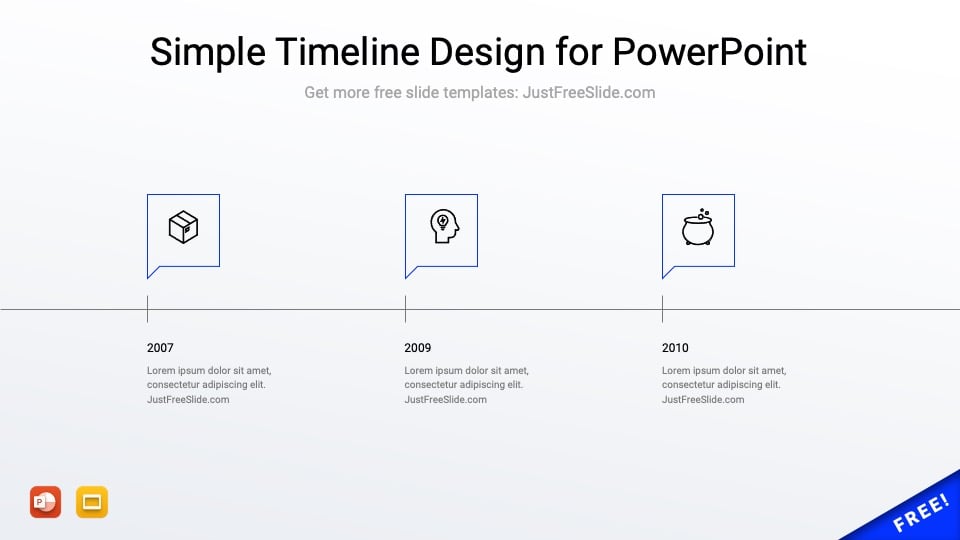 Simple Timeline Design for PowerPoint2