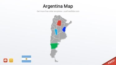 Argentina Map for PowerPoint