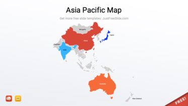 Asia Pacific Map for PowerPoint