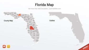 Florida Map for PowerPoint