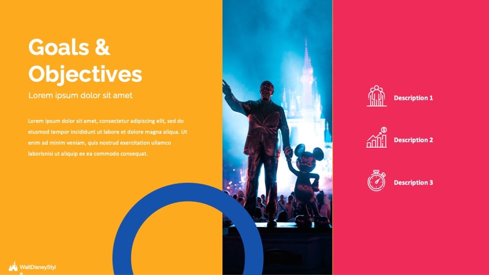 Free Colorful Disney PowerPoint Template1 1
