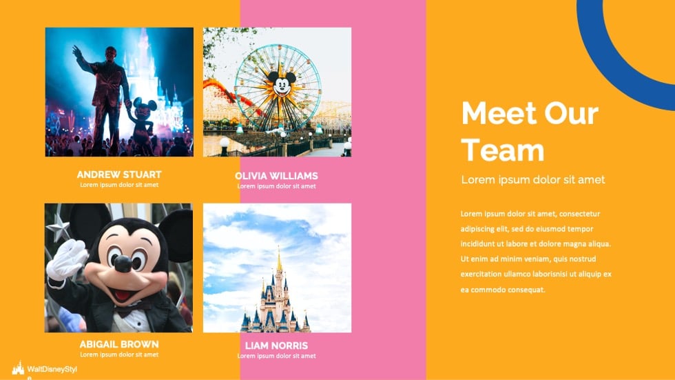 Free Colorful Disney PowerPoint Template4
