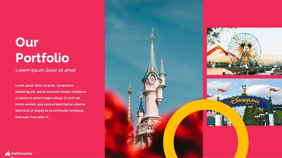 Free Colorful Disney PowerPoint Template5