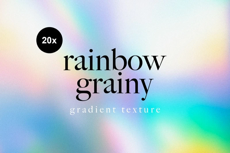 Free DEMO Rainbow Grainy Gradient