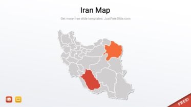 Iran Map for PowerPoint