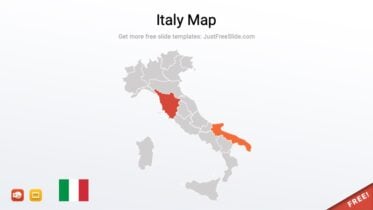 Italy Map for PowerPoint