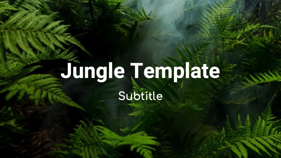 Jungle Presentation Template1 1