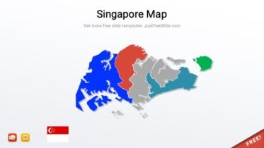 Singapore Map for PowerPoint