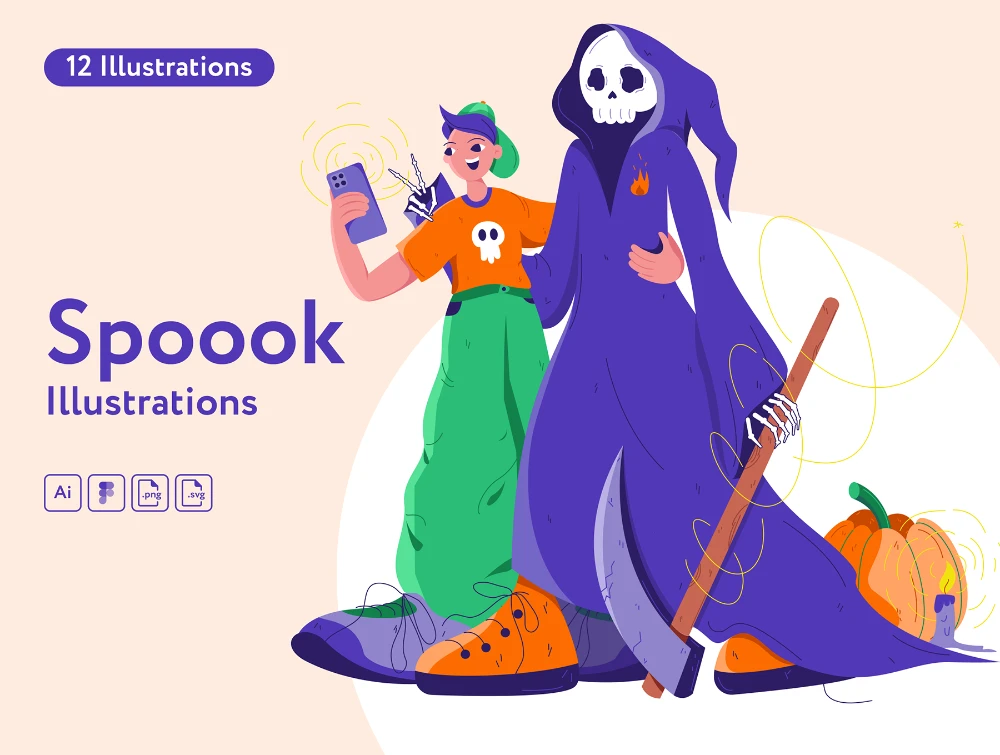 Spoook Illustrations