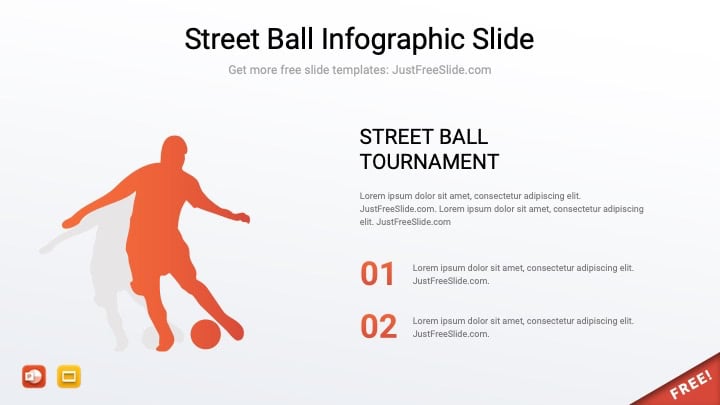 Free Sport PowerPoint Infographics Slides (5 Slides)