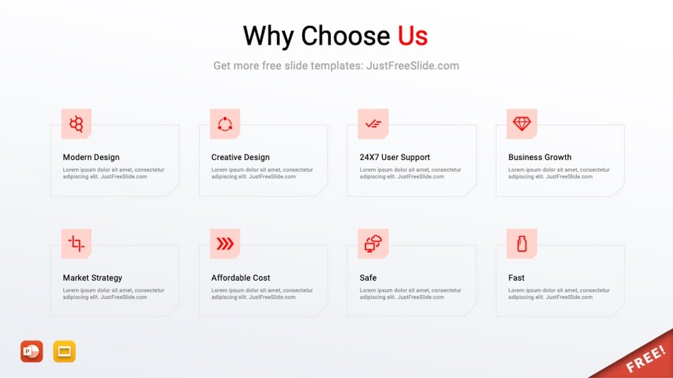 Why Choose Us PPT Template4