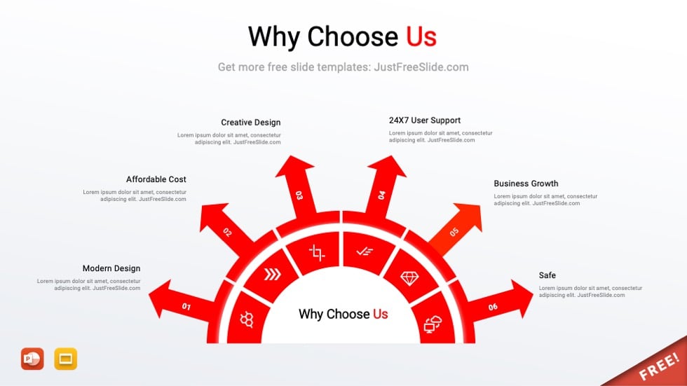 Free Why Choose Us Slide Design (5 Layouts)