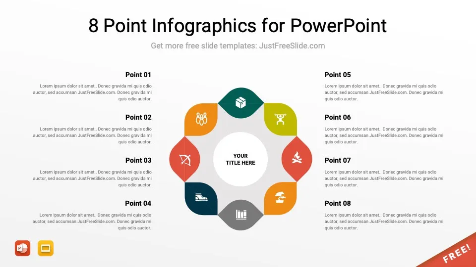 8 point infographics for powerpoint 12 jfs