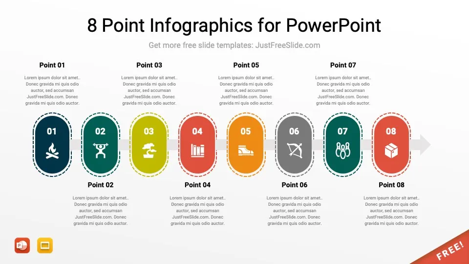 8 point infographics for powerpoint 17 jfs