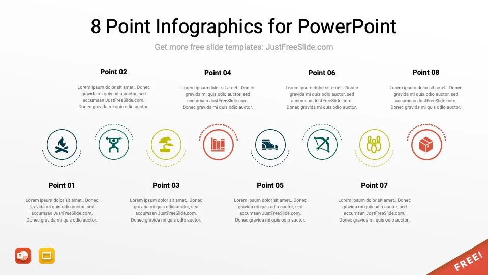 8 point infographics for powerpoint 2 jfs
