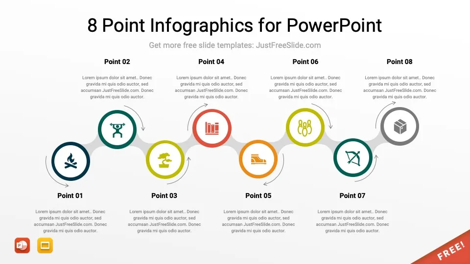 8 point infographics for powerpoint 3 jfs