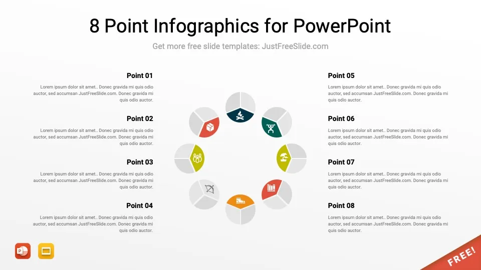 8 point infographics for powerpoint 4 jfs