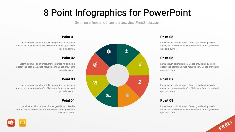 8 point infographics for powerpoint 7 jfs