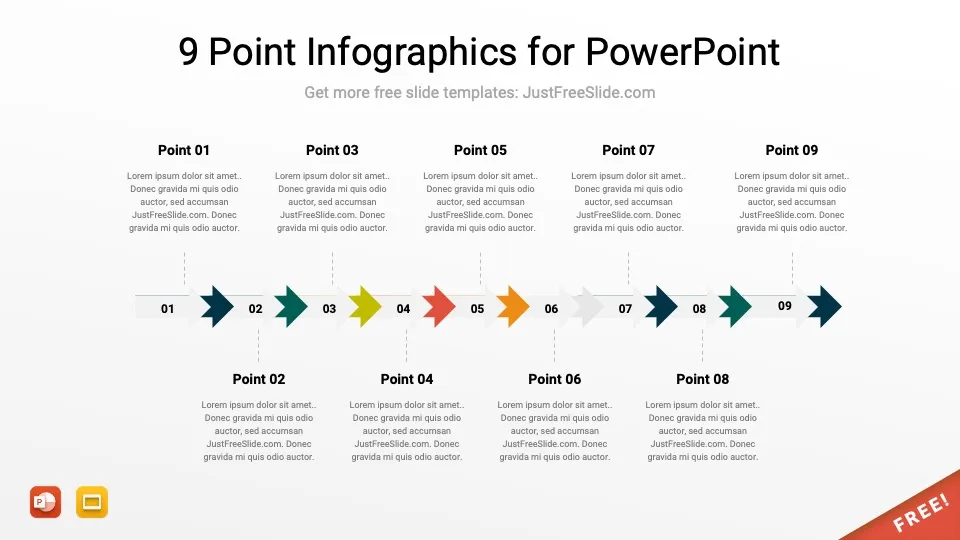 9 nine point infographics for powerpoint 11 jfs