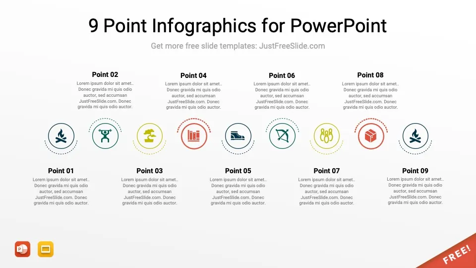 9 nine point infographics for powerpoint 2 jfs