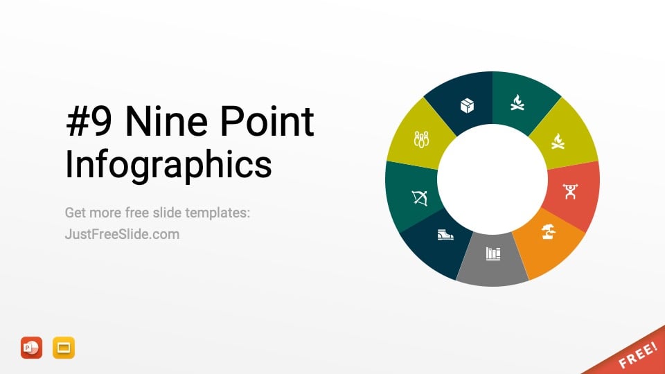 9 Point Infographics for PowerPoint (Free Download, 20+ Slides)