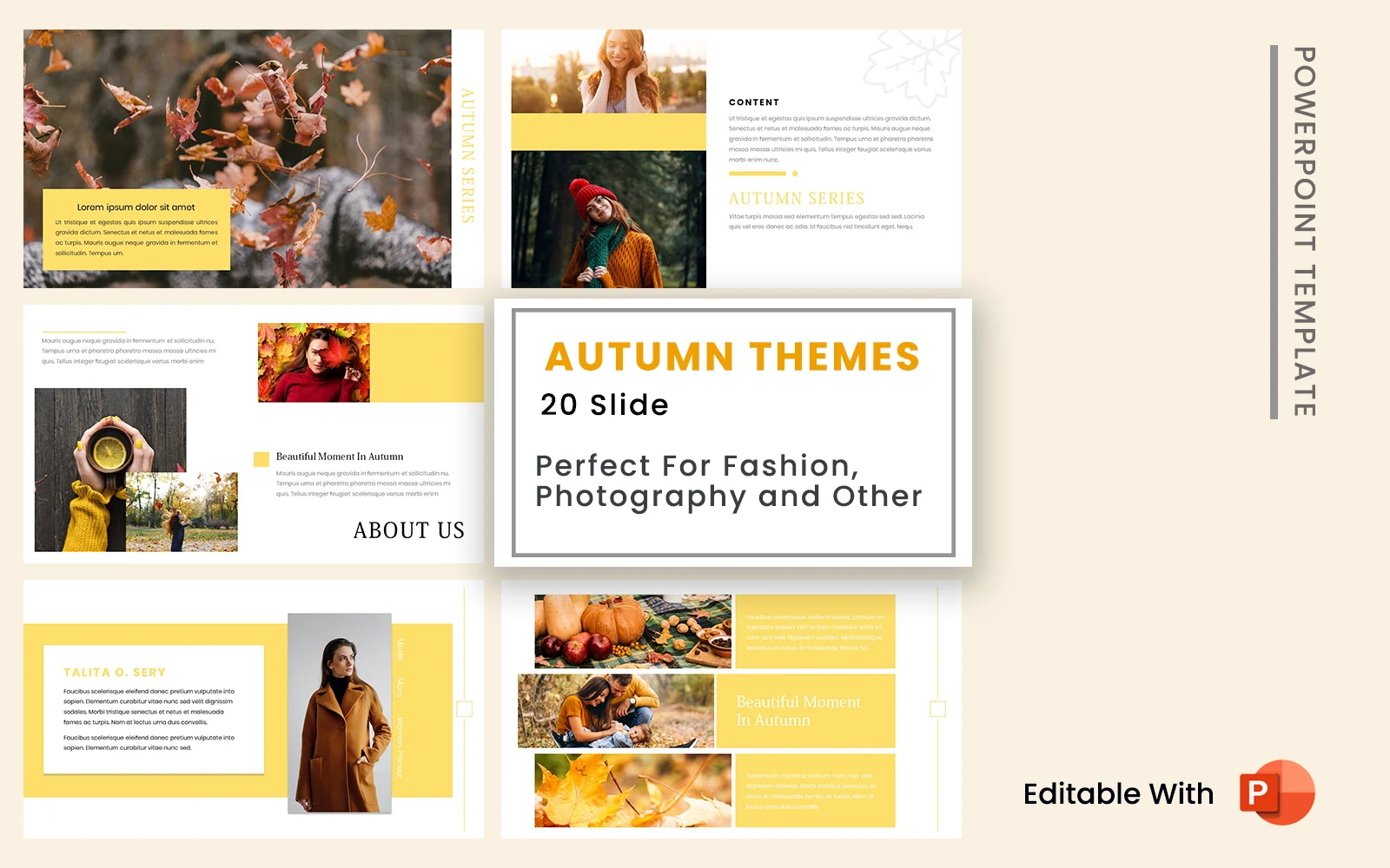 Autumn Series PowerPoint template