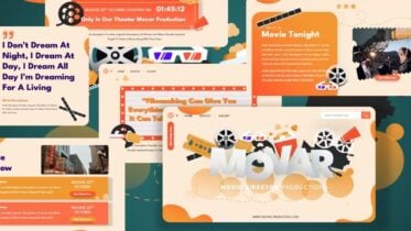 Cinema and Movie PowerPoint Templates
