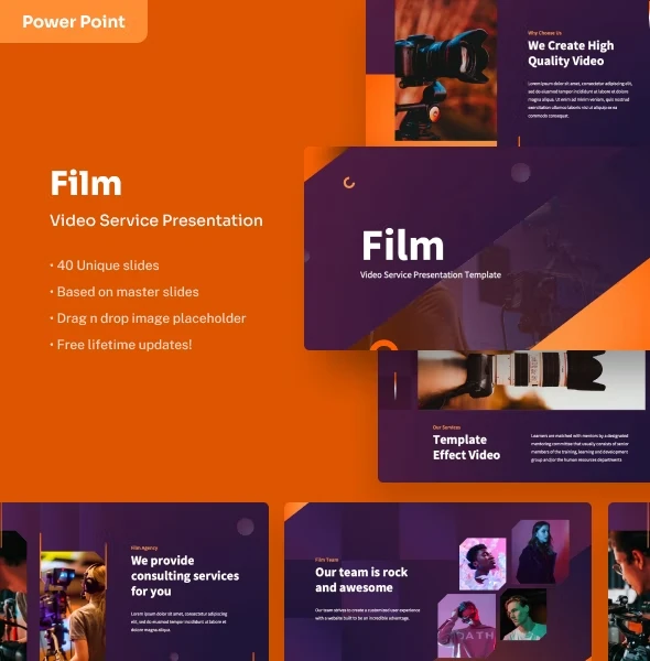 Film Video Service PowerPoint Presentation