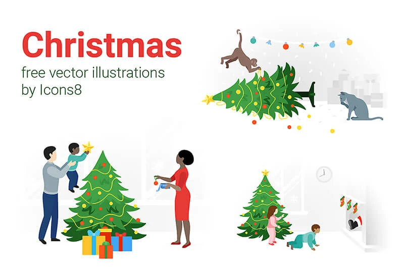 Free Christmas Vector Illustrations