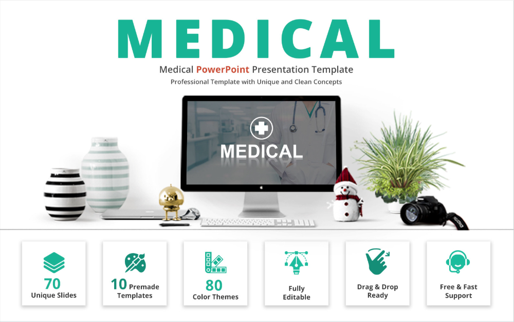 Medical and Healthcare PowerPoint template