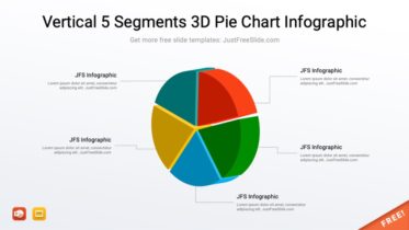 3D Pie Charts PowerPoint Template Free Download | Just Free Slide