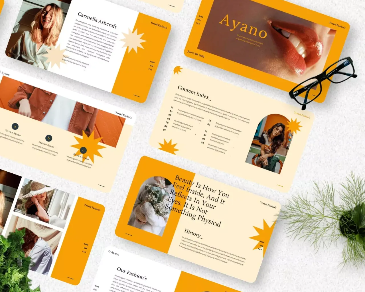 Ayano – Fashion Google Slide Template