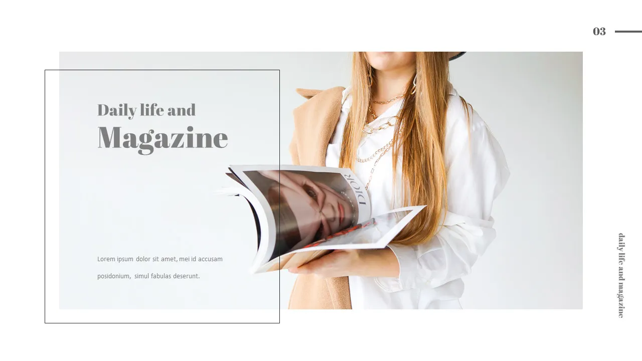 Daily Life and Magazine PPT Templates Design