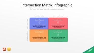 Intersection Matrix Infographic by justfreeslide.com