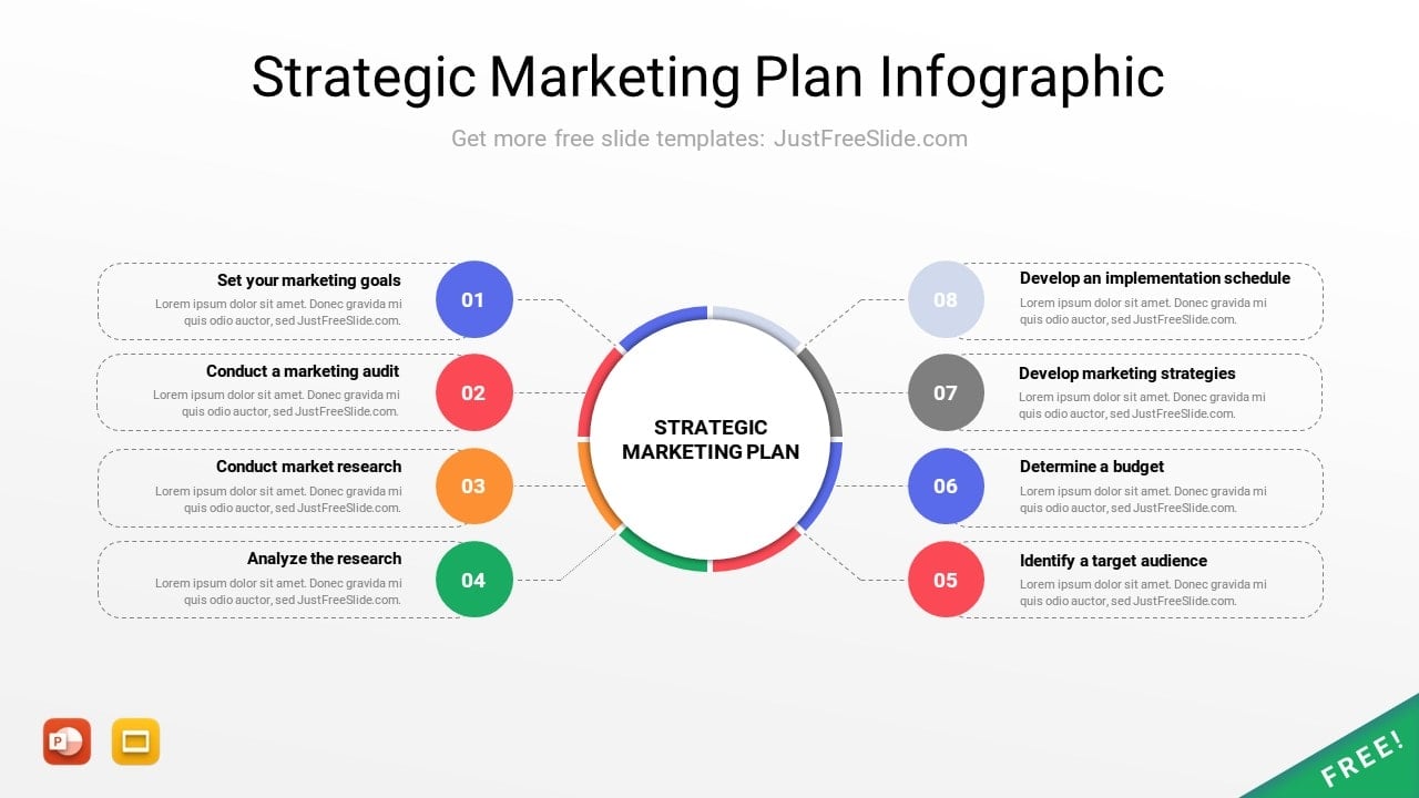 Strategic Marketing Plan Infographic