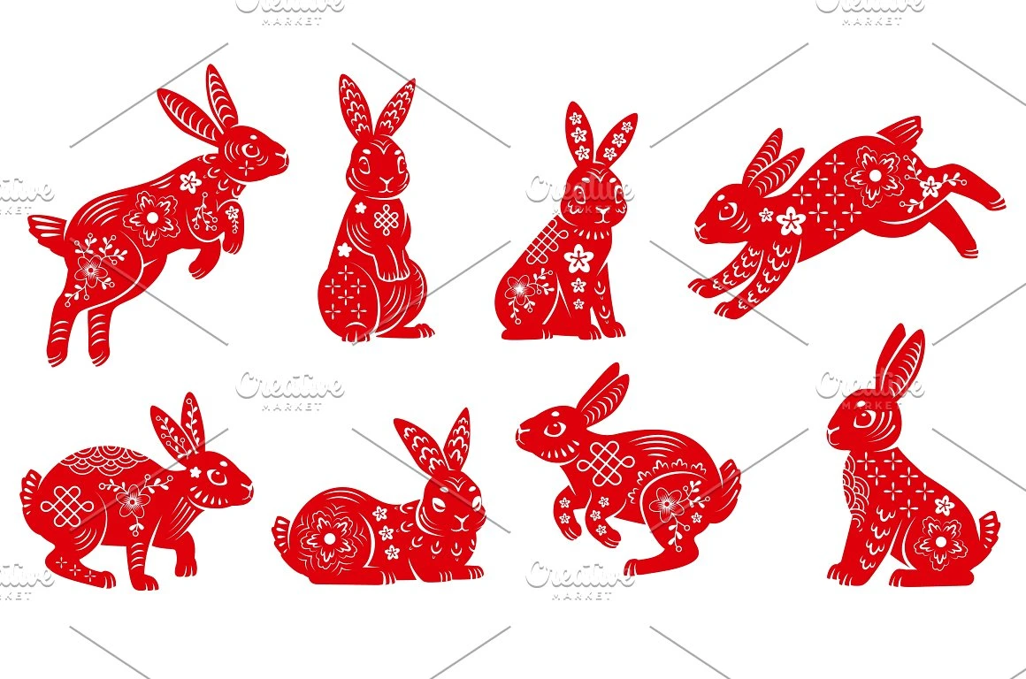 Lunar oriental rabbits