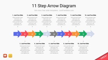 Arrow Diagram for PowerPoint 11 Steps