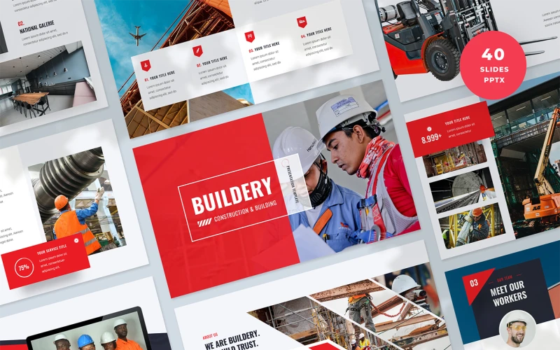 Construction and Building PowerPoint Template