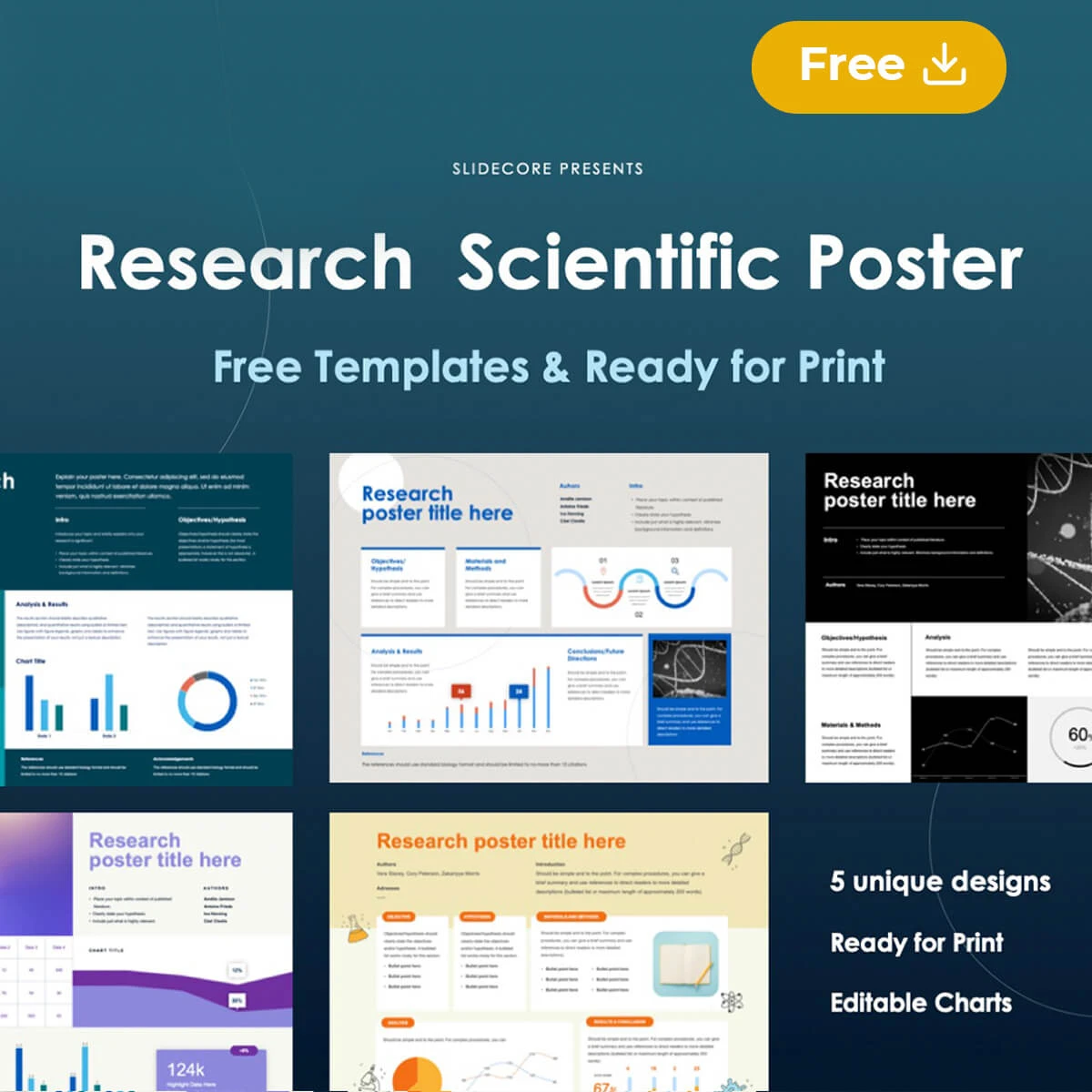 Free Research Scientific Poster