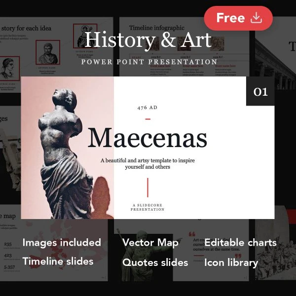 Maecenas – History Art Free Presentation Template