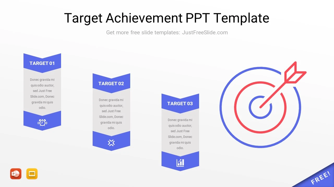 Target Achievement PPT Template2