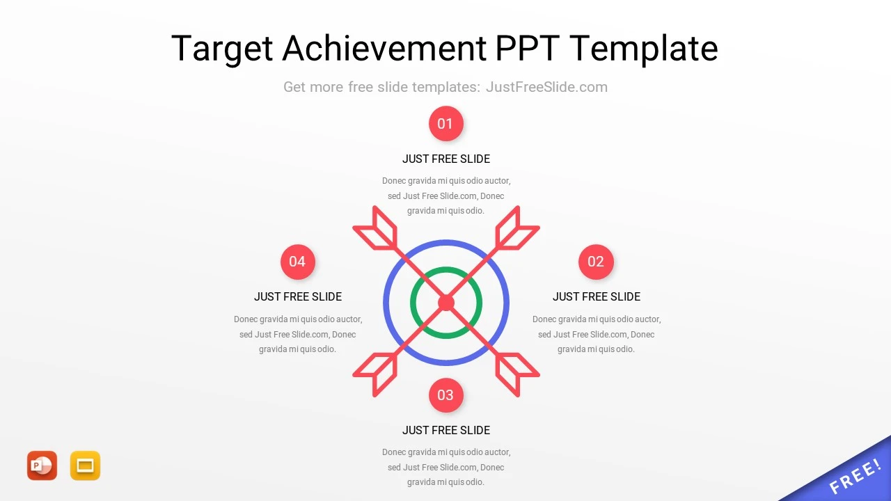Target Achievement PPT Template5