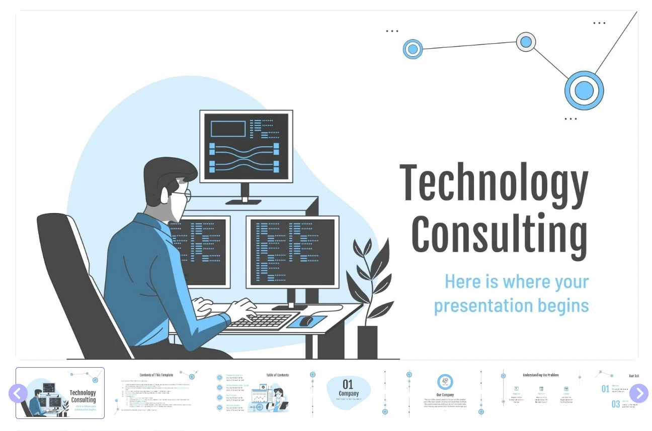 Technology Consulting Google Slides Template