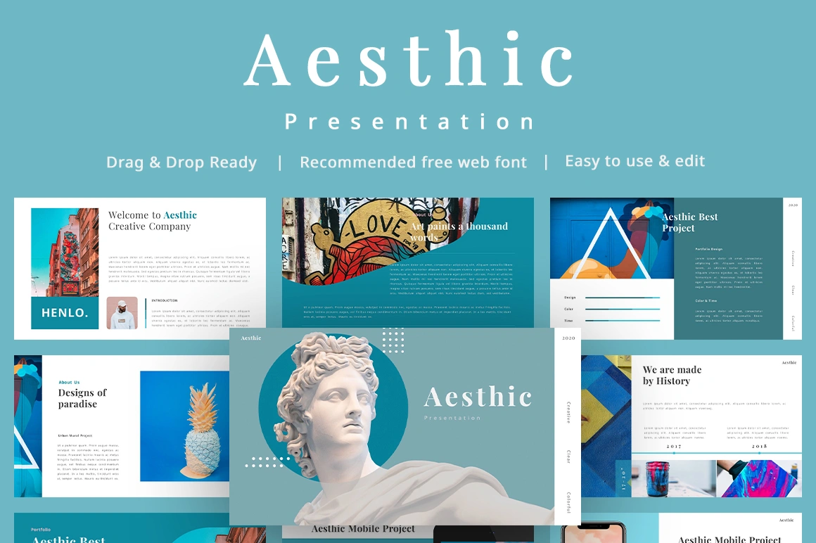 Free Aesthic Multipurpose Presentation Template