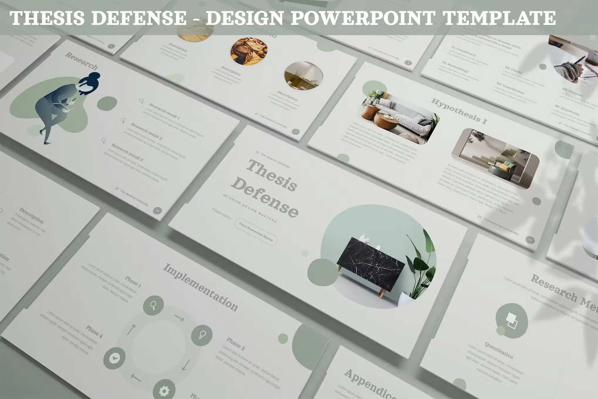 Thesis Defense - Design Powerpoint Template