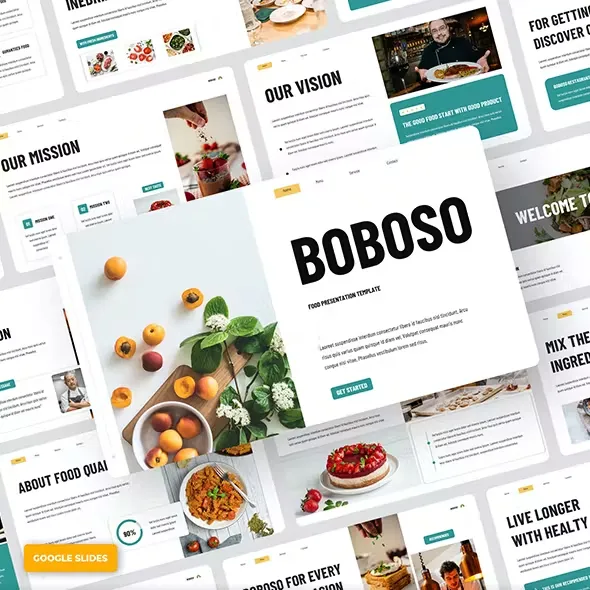 Boboso food business plan presentation template