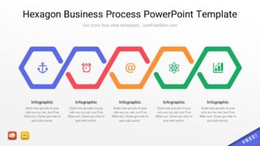 Hexagon Business Process PowerPoint Template