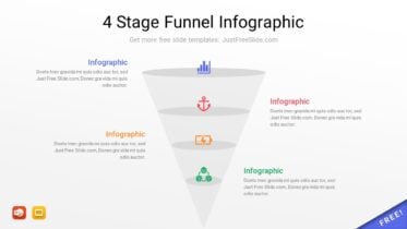 4 Stage Funnel Infographic